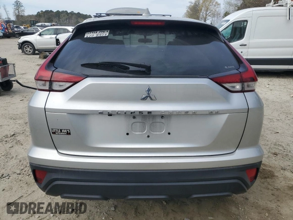 2022 Mitsubishi Eclipse Cross ES z VIN JA4ATUAA4NZ003698, wystawiony jako Copart lot #50914255 z przebiegiem 87 098 mil mil oraz Szkody całkowita. Historia ofert i sprzedaży dostępna na DreamBid. Obrazek 6.
