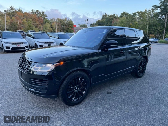 2018 Land Rover Range Rover with VIN SALGR2RVXJA384341, listed as a Copart auction lot 81403554 with 99,038 mi miles and Clean title. Bid and sale history available at DreamBid. Image 2.