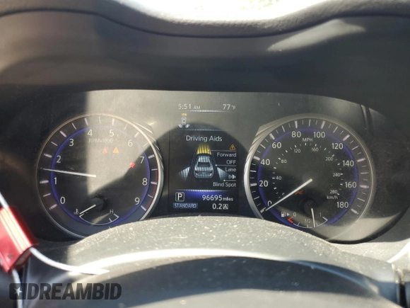 2015 Infiniti Q50 Premium with VIN JN1BV7AR1FM400234, listed as a Copart auction lot 56018895 with 96,695 mi miles and Clean Title. Bid and sale history available at DreamBid. Image 9.