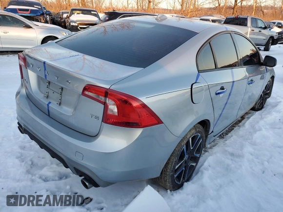 2017 Volvo S60 Dynamic with VIN YV126MFL6H2423031, listed as a Copart auction lot 87505455 with 111,130 mi miles and Salvage Title. Bid and sale history available at carsss.com. Image 3.