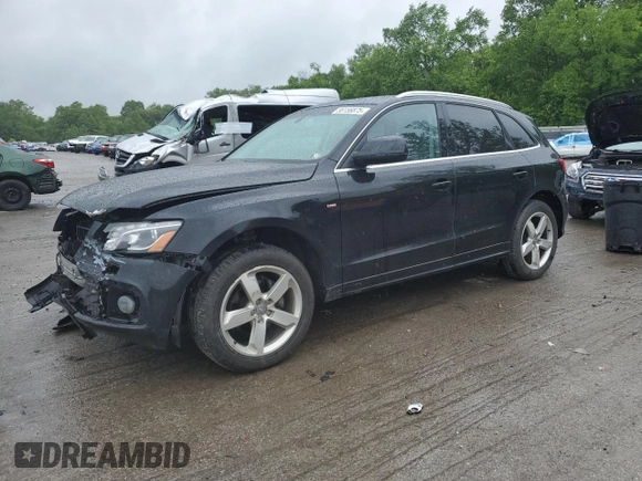 2012 Audi Q5 Premium Plus with VIN WA1DKAFPXCA073066, listed as a Copart auction lot 56156875 with 126,573 mi miles and Salvage title. Bid and sale history available at DreamBid. Image 1.