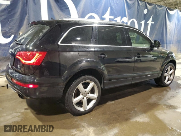 2014 Audi Q7 3.0T S line Prestige with VIN WA1DGAFE5ED009146, listed as a Copart auction lot 50898925 with 180,306 mi miles and Salvage Title. Bid and sale history available at carsss.com. Image 3.
