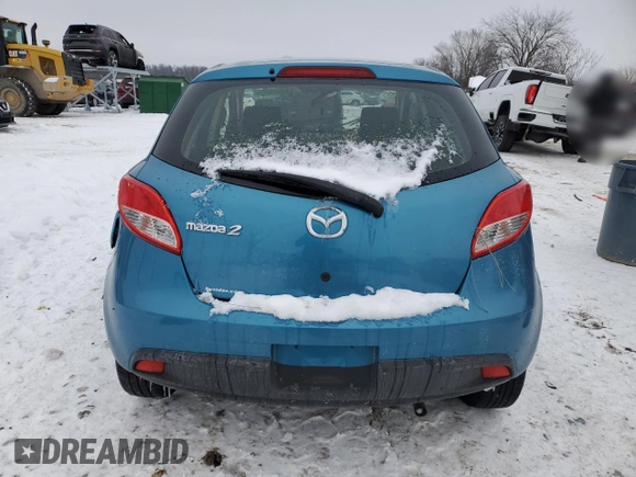 2012 Mazda 2 Sport with VIN JM1DE1KZ1C0151843, listed as a Copart auction lot 88695585 with 121,510 mi miles and Non Repairable. Bid and sale history available at DreamBid. Image 6.