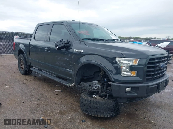 2016 Ford F-150 XL with VIN 1FTEW1CF1GKD72696, listed as a IAAI auction lot 41911550 with 163,427 mi miles and . Bid and sale history available at carsss.com. Image 1.