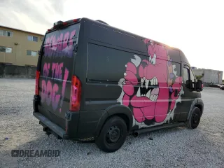 2014 Ram ProMaster Cargo with VIN 3C6TRVBG5EE102202, listed as a Copart auction lot 85702064 with 107,484 mi miles and Salvage Title. Bid and sale history available at DreamBid. Image 3.
