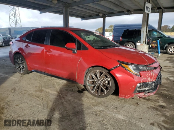 2021 Toyota Corolla SE with VIN JTDS4MCE6MJ064023, listed as a Copart auction lot 49328515 with 120,664 mi miles and Salvage Title. Bid and sale history available at DreamBid. Image 4.