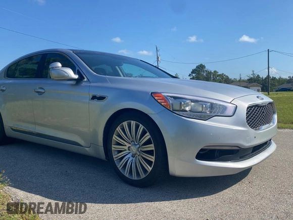 2015 Kia K900 Premium с VIN KNALU4D44F6027128, выставлен на аукционе Copart как лот 67009425 с пробегом 103 597 миль миль и Чистый • Clean title. История ставок и продаж доступна на DreamBid. Изображение 1.