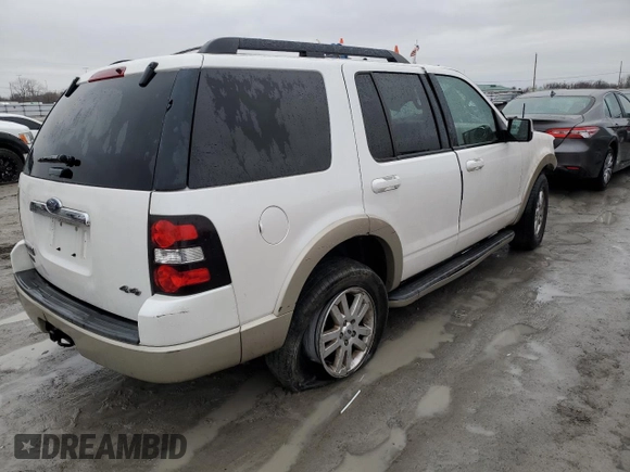 2010 Ford Explorer Eddie Bauer with VIN 1FMEU7EEXAUA45976, listed as a Copart auction lot 40256614 with Not Provided miles and Salvage Title. Bid and sale history available at carsss.com. Image 3.