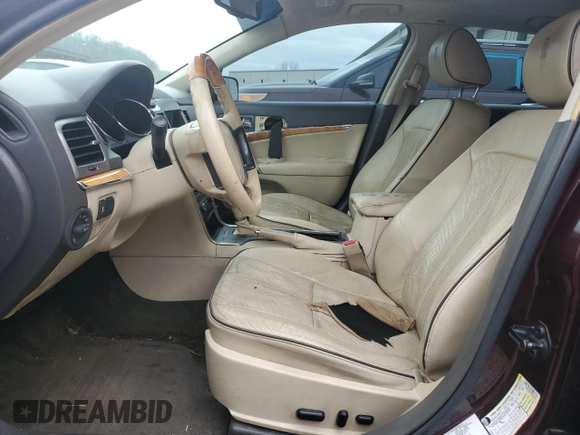 2011 Lincoln MKZ with VIN 3LNHL2GCXBR760439, listed as a Copart auction lot 51306945 with 104,261 mi miles and Salvage Title. Bid and sale history available at carsss.com. Image 7.