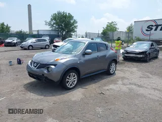 2014 Nissan Juke SL with VIN JN8AF5MV3ET359021, listed as a IAAI auction lot 42602201 with 99,332 mi miles and . Bid and sale history available at DreamBid. Image 17.