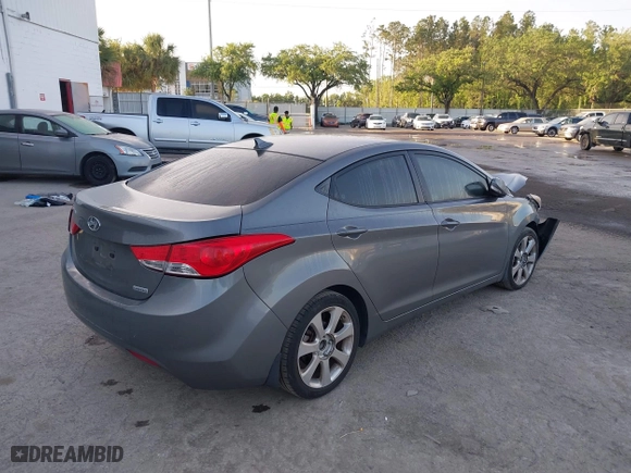 2012 Hyundai Elantra GLS with VIN 5NPDH4AE3CH132012, listed as a IAAI auction lot 41902708 with 123,032 mi miles. Bid and sale history available at carsss.com. Image 4.