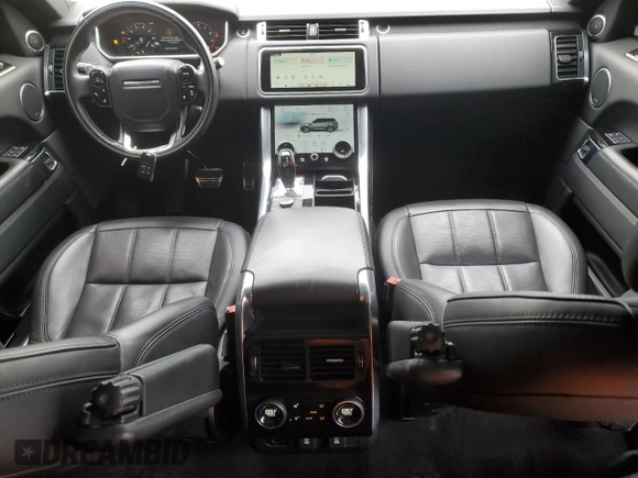 2021 Land Rover Range Rover Sport HSE Silver Edition with VIN SALWR2SUXMA758190, listed as a Copart auction lot 53045055 with 56,802 mi miles and Salvage title. Bid and sale history available at DreamBid. Image 8.