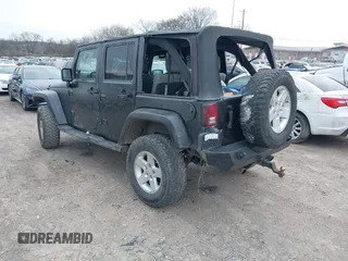 2008 Jeep Wrangler Unlimited X with VIN 1J8GA39148L577903, listed as a IAAI auction lot 41564957 with 95,359 mi miles. Bid and sale history available at carsss.com. Image 3.