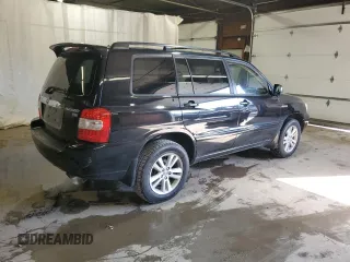2006 Toyota Highlander Hybrid with VIN JTEEW21A660022144, listed as a Copart auction lot 61107454 with 158,947 mi miles and Salvage Title. Bid and sale history available at carsss.com. Image 3.