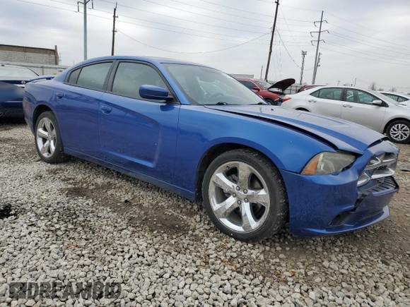 2012 Dodge Charger SXT with VIN 2C3CDXHG2CH244247, listed as a Copart auction lot 48321705 with 144,488 mi miles and Salvage Title. Bid and sale history available at DreamBid. Image 4.