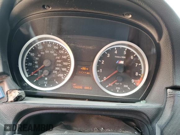 2011 BMW M3 with VIN WBSKG9C53BE367618, listed as a Copart auction lot 79807324 with 134,395 mi miles and Salvage Title. Bid and sale history available at carsss.com. Image 9.