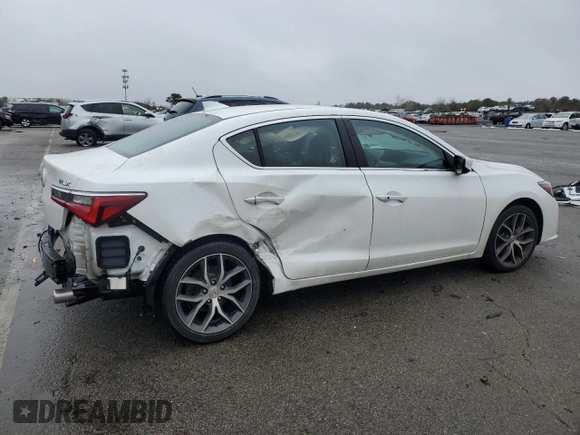 2022 Acura ILX Premium with VIN 19UDE2F70NA003597, listed as a Copart auction lot 45085565 with Not Provided miles and Salvage Title. Bid and sale history available at DreamBid. Image 3.