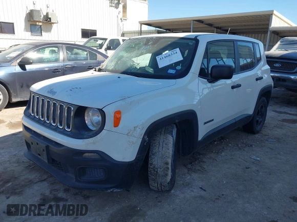 2017 Jeep Renegade Sport with VIN ZACCJAAB0HPG16772, listed as a IAAI auction lot 41468334 with 125,192 mi miles and . Bid and sale history available at DreamBid. Image 2.