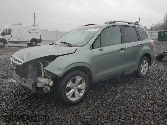 2015 Subaru Forester 2.5i Premium with VIN JF2SJADCXFH835051, listed as a Copart auction lot 43285395 with 137,774 mi miles and Salvage Title. Bid and sale history available at carsss.com. Image 1.