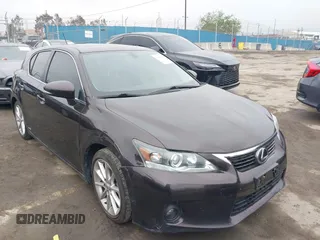 2012 Lexus CT with VIN JTHKD5BH7C2062032, listed as a IAAI auction lot 41885586 with 114,923 mi miles. Bid and sale history available at carsss.com. Image 1.