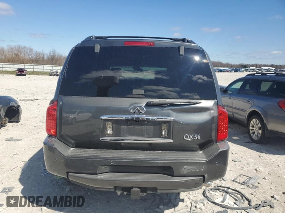 2006 Infiniti QX56 with VIN 5N3AA08A86N813938, listed as a Copart auction lot 52628725 with 0 mi miles and Clean Title. Bid and sale history available at carsss.com. Image 6.