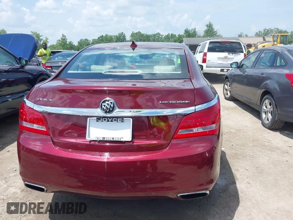 2015 Buick LaCrosse Premium I with VIN 1G4GD5G39FF151033, listed as a IAAI auction lot 42585236 with 145,108 mi miles and . Bid and sale history available at DreamBid. Image 16.