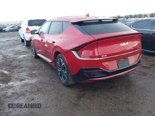 2023 Kia EV6 GT-Line with VIN KNDC44LA5P5092135, listed as a IAAI auction lot 41558467 with 42,579 mi miles. Bid and sale history available at carsss.com. Image 3.