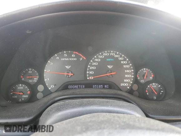 1998 Chevrolet Corvette with VIN 1G1YY32G3W5118216, listed as a Copart auction lot 87035104 with 85,185 mi miles and Salvage Title. Bid and sale history available at carsss.com. Image 9.