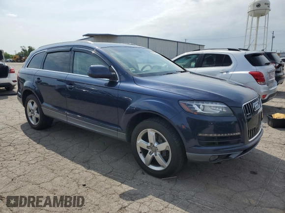 2013 Audi Q7 Premium Plus with VIN WA1LGAFE6DD010512, listed as a Copart auction lot 65572335 with 195,066 mi miles and Clean title. Bid and sale history available at DreamBid. Image 4.