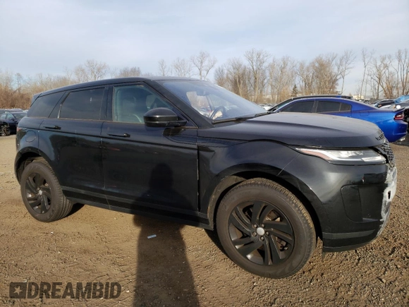 2020 Land Rover Range Rover Evoque S with VIN SALZJ2FX7LH059081, listed as a Copart auction lot 88505175 with 83,679 mi miles and Salvage Title. Bid and sale history available at DreamBid. Image 4.