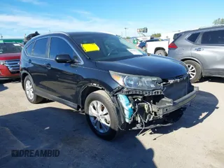 2013 Honda CR-V EX-L with VIN 5J6RM3H7XDL006496, listed as a IAAI auction lot 40938274 with 153,165 mi miles and . Bid and sale history available at carsss.com. Image 1.