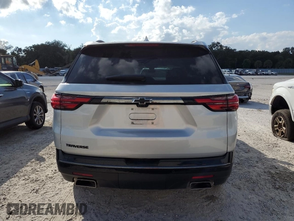 2022 Chevrolet Traverse Premier with VIN 1GNERKKW5NJ120765, listed as a Copart auction lot 72594954 with 35,055 mi miles and Salvage Title. Bid and sale history available at carsss.com. Image 6.