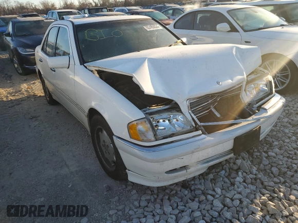 1998 Mercedes-Benz C 230/260/280/320 with VIN WDBHA23G5WA524542, listed as a Copart auction lot 82493024 with Not Provided miles and Salvage Title. Bid and sale history available at carsss.com. Image 4.
