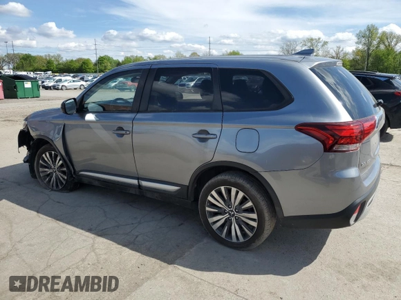 2020 Mitsubishi Outlander ES with VIN JA4AZ3A35LZ026088, listed as a Copart auction lot 56233315 with 90,636 mi miles and Salvage title. Bid and sale history available at DreamBid. Image 2.