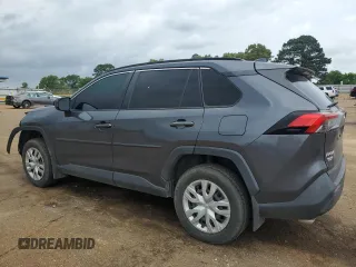 2019 Toyota RAV4 LE with VIN JTMH1RFV5KD027262, listed as a Copart auction lot 53493345 with 122,617 mi miles and Salvage title. Bid and sale history available at DreamBid. Image 2.