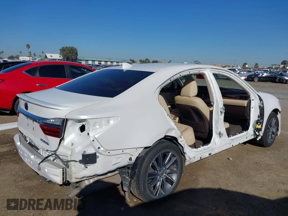 2018 Lexus ES with VIN JTHBW1GG1J2168184, listed as a IAAI auction lot 41755174 with 129,851 mi miles. Bid and sale history available at carsss.com. Image 6.