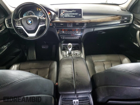2015 BMW X6 sDrive35i with VIN 5UXKU0C50F0F91865, listed as a Copart auction lot 82128374 with 122,395 mi miles and Salvage Title. Bid and sale history available at carsss.com. Image 8.