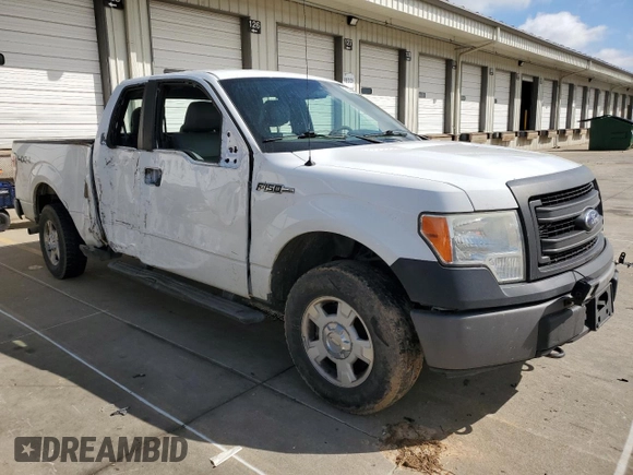 2013 Ford F-150 XL with VIN 1FTFX1EF8DKE35559, listed as a Copart auction lot 55754985 with 193,184 mi miles and Salvage title. Bid and sale history available at DreamBid. Image 4.