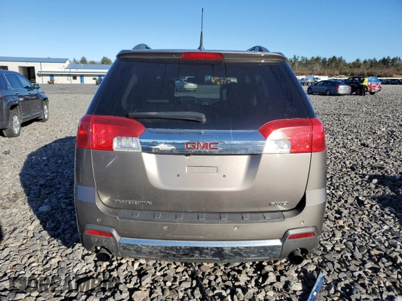 2011 GMC Terrain SLT-2 with VIN 2CTFLXE5XB6371227, listed as a Copart auction lot 81161053 with 161,610 mi miles and Salvage Title. Bid and sale history available at carsss.com. Image 6.