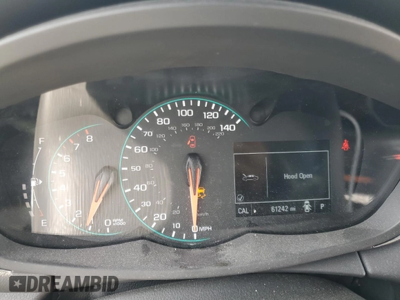 2022 Chevrolet Trax LT with VIN KL7CJPSM8NB539008, listed as a Copart auction lot 53315515 with 61,242 mi miles and Salvage title. Bid and sale history available at DreamBid. Image 9.