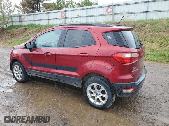 2021 Ford EcoSport SE z VIN MAJ6S3GL4MC397650, wystawiony jako Copart lot #55013075 z przebiegiem 35 714 mil mil oraz Szkoda całkowita • Salvage title. Historia ofert i sprzedaży dostępna na DreamBid. Obrazek 2.