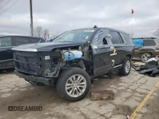 2023 GMC Yukon SLT with VIN 1GKS2BKD1PR210325, listed as a Copart auction lot 86252864 with 20,916 mi miles and Salvage Title. Bid and sale history available at carsss.com. Image 1.