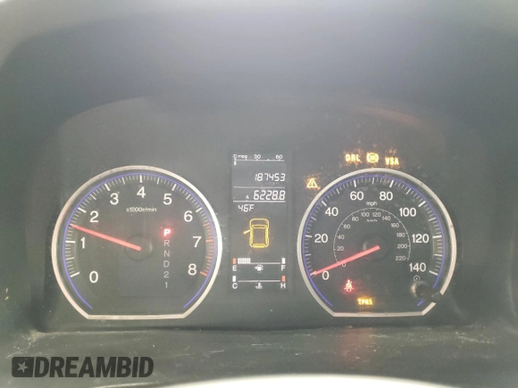 2007 Honda CR-V EX-L with VIN JHLRE48737C059248, listed as a Copart auction lot 51430215 with 187,453 mi miles and Salvage Title. Bid and sale history available at carsss.com. Image 9.