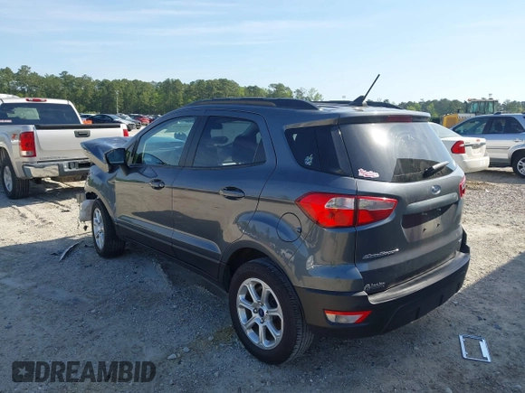 2020 Ford EcoSport SE with VIN MAJ3S2GE1LC335572, listed as a IAAI auction lot 41994963 with 54,530 mi miles and . Bid and sale history available at DreamBid. Image 3.