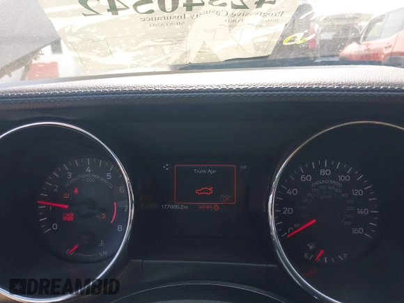 2016 Ford Mustang GT with VIN 1FA6P8CF2G5326020, listed as a IAAI auction lot 42340542 with 177,006 mi miles and . Bid and sale history available at DreamBid. Image 7.