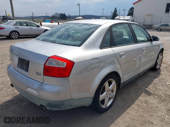 2003 Audi A4 1.8T with VIN WAULC68E83A252078, listed as a IAAI auction lot 41793838 with 157,344 mi miles. Bid and sale history available at carsss.com. Image 4.