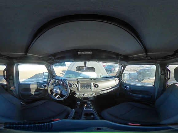 2022 Jeep Wrangler Unlimited Willys Sport with VIN 1C4HJXDN6NW142016, listed as a Copart auction lot 41885135 with 54,638 mi miles and Salvage Title. Bid and sale history available at DreamBid. Image 14.