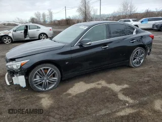 2015 Infiniti Q50 z VIN JN1BV7AR4FM397233, wystawiony jako Copart lot #45525965 z przebiegiem 162 443 mil mil oraz Szkoda całkowita • Salvage title. Historia ofert i sprzedaży dostępna na DreamBid. Obrazek 1.