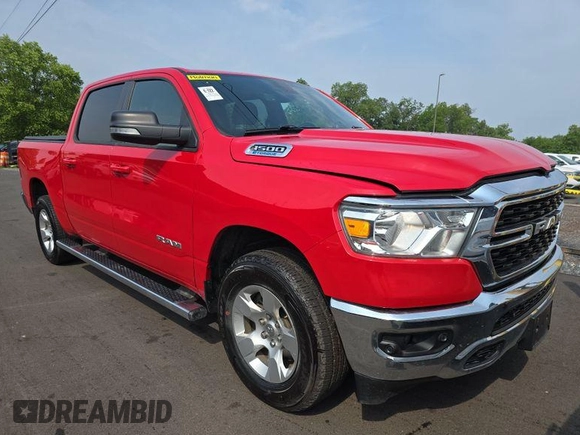 2022 Ram 1500 Big Horn z VIN 1C6RRFFG4NN179021, wystawiony jako IAAI lot #42510107 z przebiegiem 100 758 mil mil oraz . Historia ofert i sprzedaży dostępna na DreamBid. Obrazek 20.