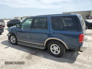 2002 Ford Expedition Eddie Bauer z VIN 1FMRU17L12LA63588, wystawiony jako Copart lot #52289415 z przebiegiem 305 113 mil mil oraz Szkoda całkowita • Salvage title. Historia ofert i sprzedaży dostępna na DreamBid. Obrazek 2.